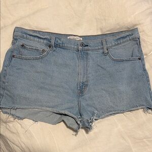 Abercrombie & Fitch Light Blue Jean Shorts